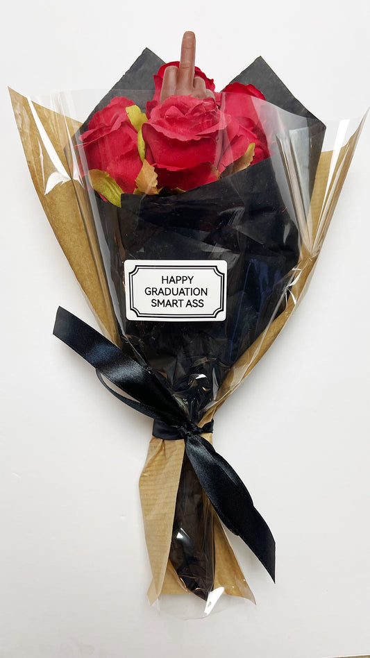 HAPPY GRADUATION SMART ASS GREETING